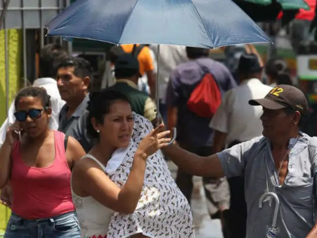 Sensación térmica alcanzó los 32°: ¿Personas toman sus precauciones ante la radiación UV?