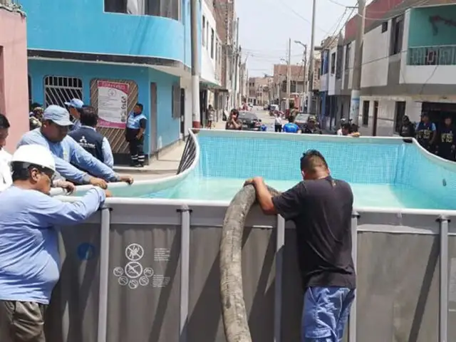 Callao: realizan operativo para decomisar piscinas portátiles instaladas en la vía pública