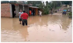 San Martín: declaran estado de emergencia en algunos distritos por intensas lluvias