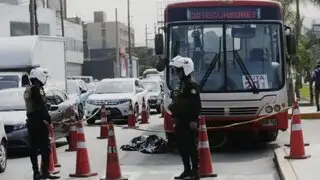 La Molina: hombre muere atropellado por bus del Corredor Rojo en Av. Javier Prado