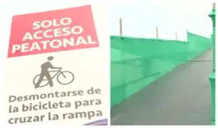 Costa Verde: prohíben ingreso a rampa en bicicleta tras accidente