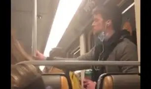 Coronavirus en Bélgica: arrestan a joven tras lamerse los dedos y limpiarse en poste del tren