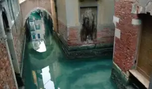 Canales de Venecia lucen transparentes tras cuarentena por coronavirus