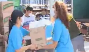 VMT: parroquia comenzó a donar 4 mil canastas de víveres a familias vulnerables ante cuarentena