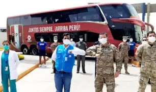 Selección Peruana: FPF apoya a militares y personal médico con el bus de la “Bicolor”