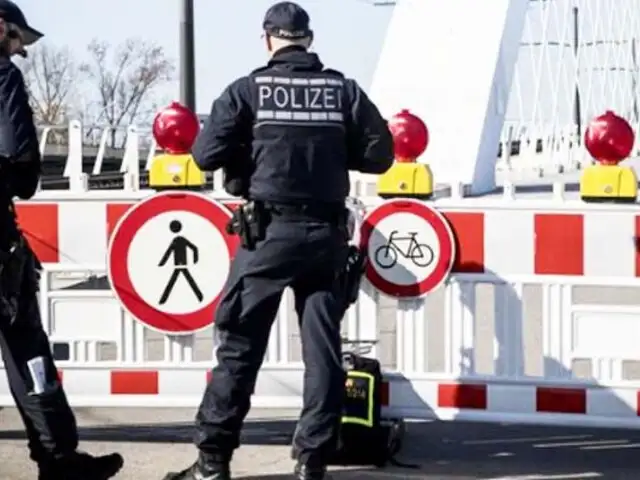 Alemania cierra sus fronteras con Francia, Austria, Suiza y Dinamarca por coronavirus