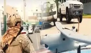 Fuerzas de operaciones especiales de la FAP patrullan por tierra y por aire las calles de Lima