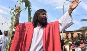 “Cristo Cholo” celebra Domingo de Ramos en casa por  Covid-19