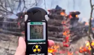 Ucrania: incendio forestal en Chernobyl causa aumento en la radiación