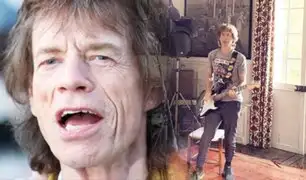 Mick Jagger mostró a sus seguidores como pasa la cuarentena