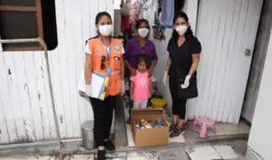 Municipalidad de Miraflores entregó canastas a familias en extrema pobreza