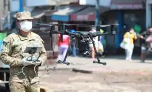 Coronavirus: Ejército usa dron con cámara térmica para detectar posibles contagiados