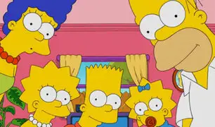 Canadá: familia aprovechó cuarentena para recrear intro de 'Los Simpson'