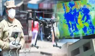 Ejército usa drones con cámara térmica para detectar posibles contagiados con Covid-19