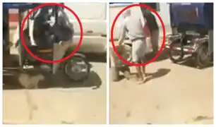 Piura: captan a tres ladrones asaltando una miniván en menos de un minuto