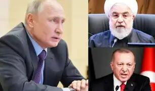 Vladimir Putin conversa con su pares de Irán y Turquía sobre la pandemia