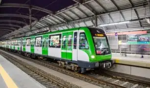 Metro de Lima funciona con nuevo horario ante masiva afluencia de público