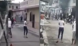 Golpean a dos policías durante operativo en Guayaquil para hacer respetar cuarentena