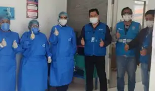 ¡Buena noticia! Paciente de 60 años con Covid-19 fue dado de alta en Puno