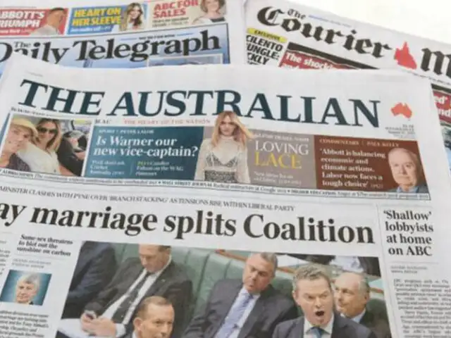 Covid-19: algunos diarios australianos suspenderán ediciones impresas