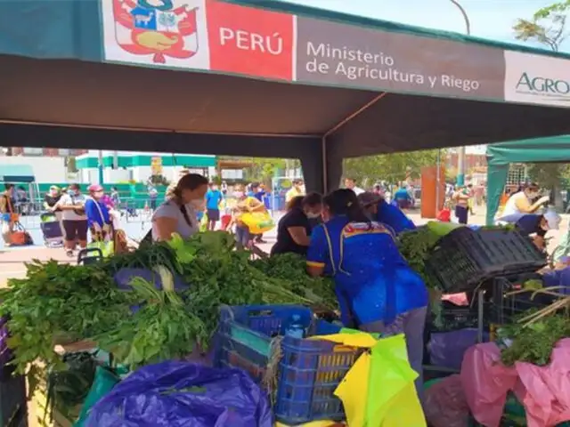 Surco, Ventanilla y SJM serán los próximos distritos en ser visitados por mercado itinerante del Minagri