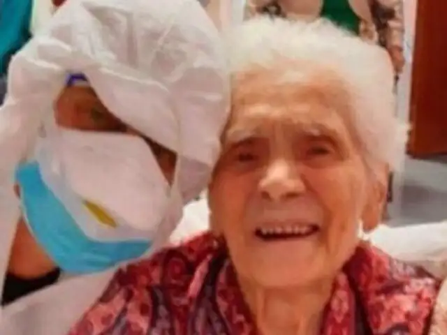 Coronavirus: mujer de 104 años se recupera y su caso brinda esperanza al personal médico