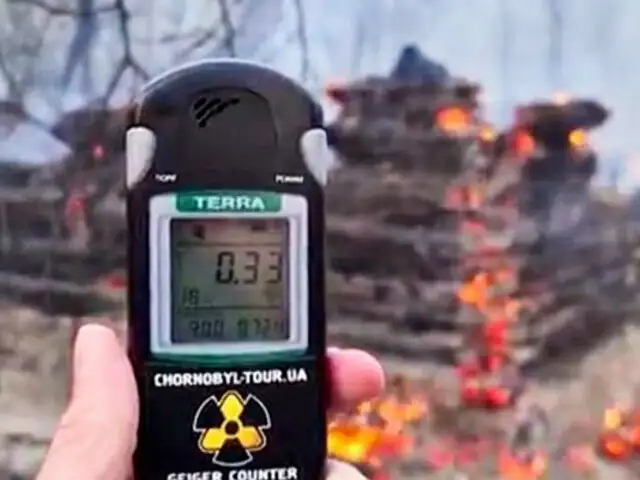 Ucrania: incendio forestal en Chernobyl causa aumento en la radiación