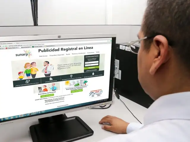 Sunarp emite 3 mil certificados de publicidad registral de manera habitual