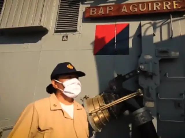 “¡En este buque nadie se rinde!”: el mensaje de aliento de una técnico de la Marina