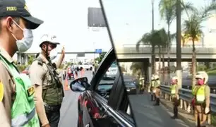Nuevo Pase Vehicular: se realiza operativo policial en la avenida Javier Prado