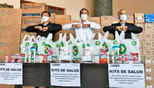 Inkafarma dona mil 200 kits de cuidado e higiene personal para la policía