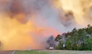 EEUU: cientos de evacuados por incendios forestales
