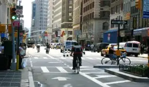 Abren cerca de 50 kilómetros de calles peatonalizadas y ciclovías en la ciudad de Nueva York