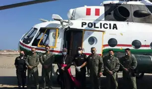 Trujillo: Virgen de Huanchaco sobrevoló la ciudad para bendecir a sus fieles