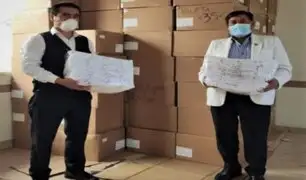 Arequipa: donan mascarillas de tela para población vulnerable