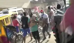 Tumbes: capturan a ciudadanos que saquearon camión repartidor