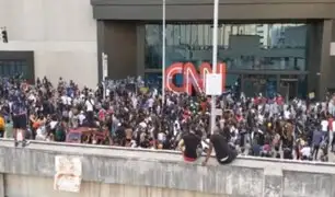 EEUU: manifestantes tomaron sede de CNN en Atlanta