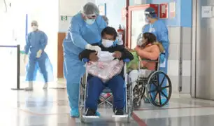 Dan de alta a 10 pacientes Covid-19 de hospital San Isidro Labrador EsSalud