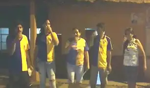 Tumbes: hinchas festejan en la calle aniversario de su equipo pese a cuarentena