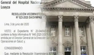 Renunció director del Hospital Arzobispo Loayza