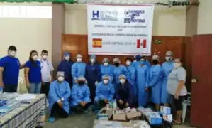 Bomberos Unidos Sin Fronteras entrega material sanitario para Vicariato Apostólico de Iquitos