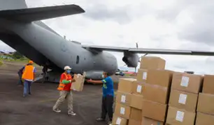 Covid-19: trasladan 4 toneladas de equipos e insumos médicos a Loreto