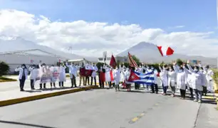 Arequipa: llegan médicos cubanos para sumarse a lucha contra Covid-19