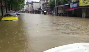 Centro y sur de China golpeados por intensas precipitaciones