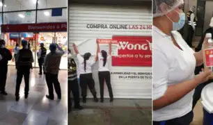 La Molina: clausuran Plaza Vea y Wong tras hallar productos en mal estado