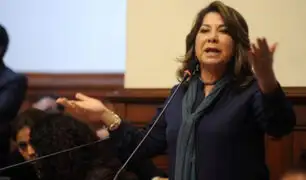 Martha Chávez responde a Fuerza Popular por expresiones "racistas" a Zeballos