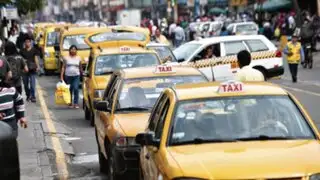 Días 24, 25, 31 de diciembre y 1 de enero solo circularán taxis con autorización de la ATU