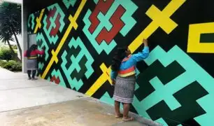 Municipalidad de San Isidro se pronunció tras borrado de mural realizado por comunidad shipibo-conibo