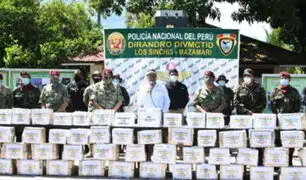 Región Junín: decomisan  tonelada y media de droga en Mazamari