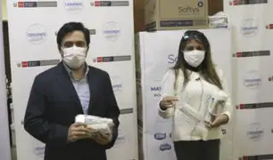 COVID-19: donan tres millones de mascarillas al Ministerio de Salud